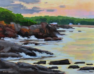 A painting by Maine artist, Mary Byrom