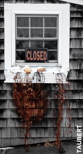 The Lobster Shack in Perkins Cove, Ogunquit - closed for the winter season