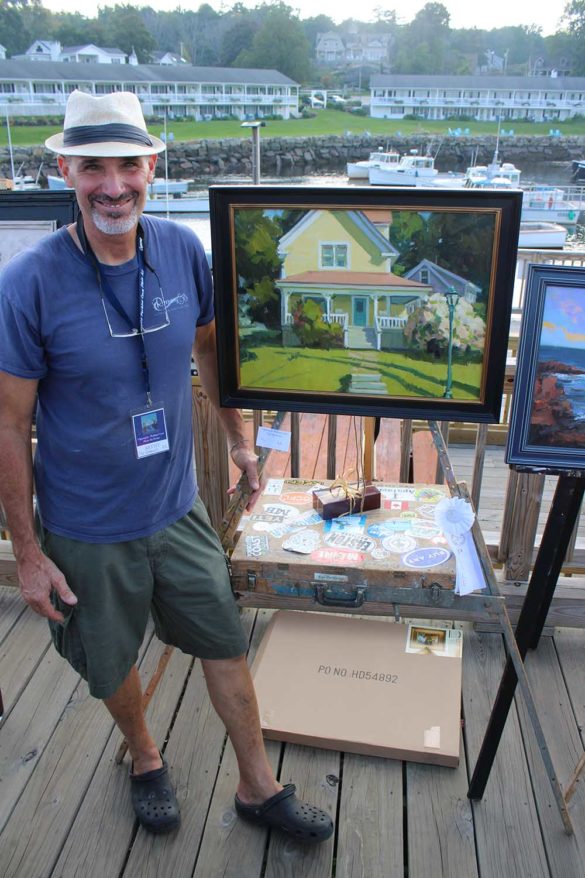 3rd Annual Perkins Cove Plein Air Painting Event in Ogunquit, Maine.